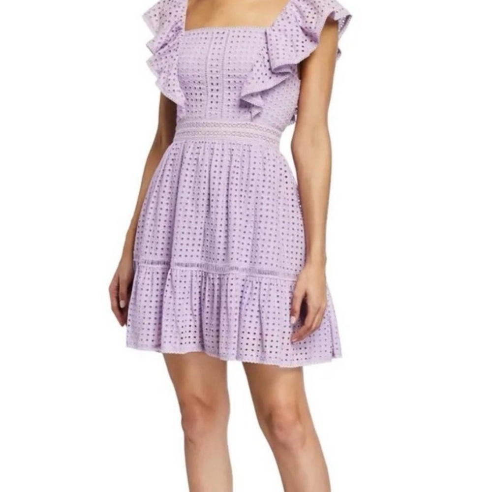 Alice + Olivia Remada Ruffle Fit & Flare Dress Size 6